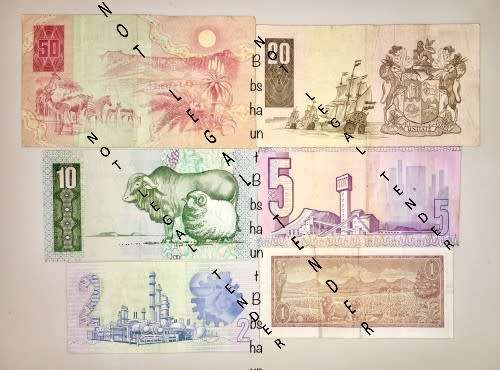 COMPLETE SET OF GPC DE KOCK & DECIMALS  R50 TO( R1 TW DE JONG 1973)-1980s (1 BID TAKES ALL)