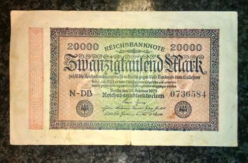GERMANY 20000 MARK 1923
