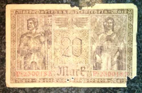 GERMANY 20 MARK 1918