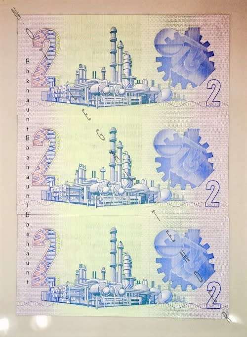 GPC DE KOCK R2 IN SEQUENCE GS8045481-483,,,,1984 UNC3RD ISSUE(1 BID TAKES ALL)