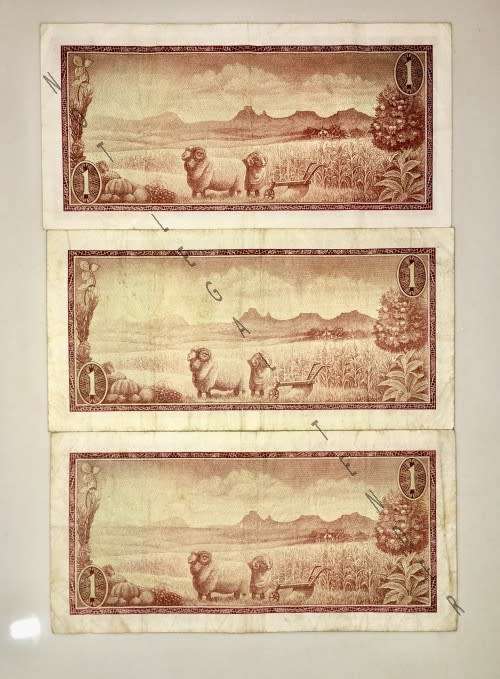 G.RISSIK SET OF A6,A7,& A8 1966 SECOND ISSUE