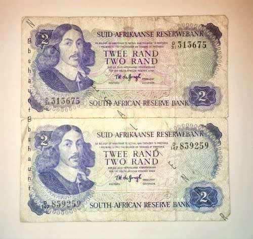 TW DE JONG R2 X2...-1974,, 2ND ISSUE D31 + D147(1 BID TAKES ALL)