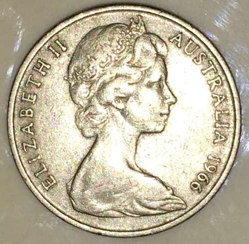 AUSTRALIA 20 CENT 1966 PLATYPUS
