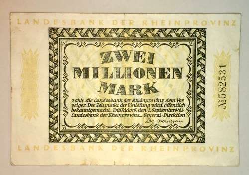 GERMANY 2,000,000 MARK 1923