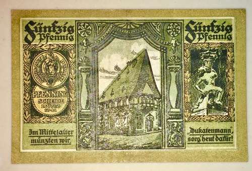 GERMANY,, 50 PFENNIG SOSTAR 1920   AUNC  NOTGELD (EMERGENCY MONEY)