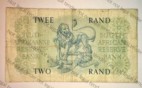 G.RISSIK REPLACEMENT NOTE R2 1962 ENG/AFR Y2 FIRST ISSUE