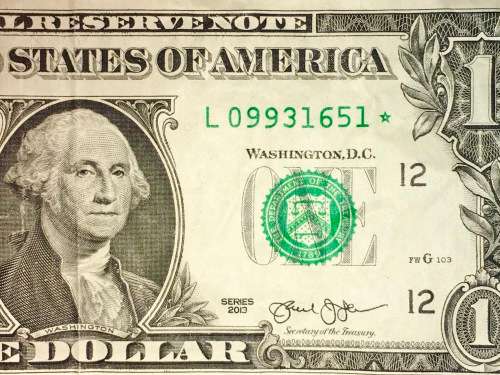 U S A,,REPLACEMENT/STAR NOTE 1 DOLLAR 2013 SAN FRANCISCO