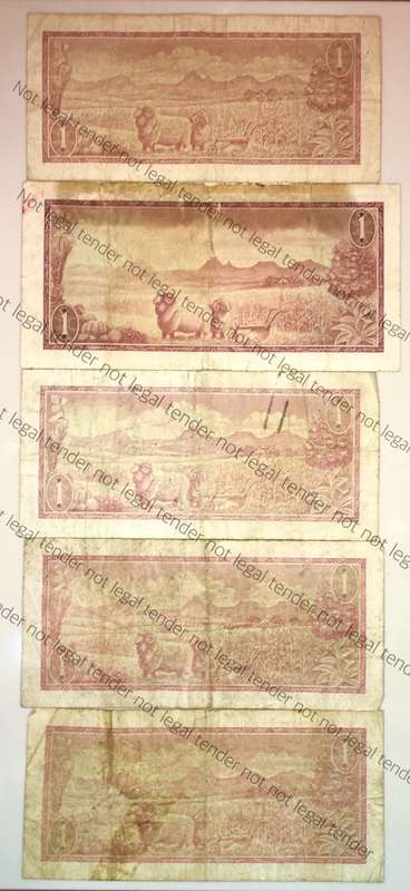 SET OF R1 X 4  TW DE JONG 1970-75 B SERIES & 1 A SERIES ( 1 BID TAKES ALL)