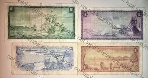 COMPLETE SET OF TW DE JONG & DECIMALS R10 -R1 ,,, 1967-1975( 1 BID TAKES ALL)