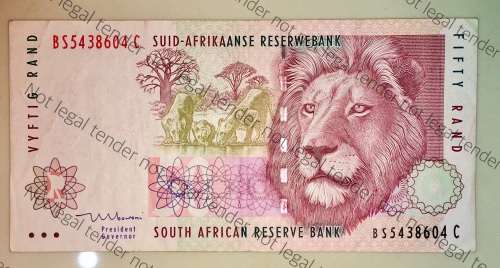 TT MBOWENI R50(BLUE CIRCLES)  1999 FIRST ISSUE(1 BID TAKES ALL)