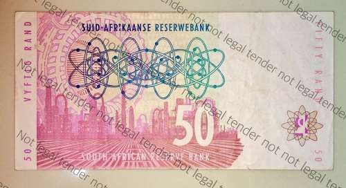 TT MBOWENI R50(BLUE CIRCLES)  1999 FIRST ISSUE(1 BID TAKES ALL)