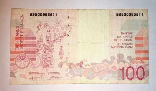 BELGIUM  100 FRANK 1995-2000