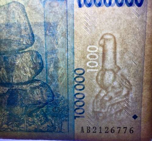 ZIMBABWE 100 MILLION DOLLARS 2008 AB
