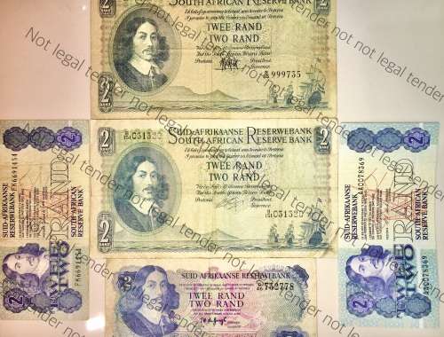 SET OF R2 NOTES ALL GOVERNORS 1961-1990