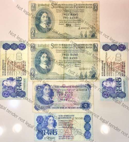 SET OF R2 NOTES ALL GOVERNORS 1961-1990