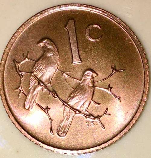 SOUTH AFRICA  1 CENT UNC 1972