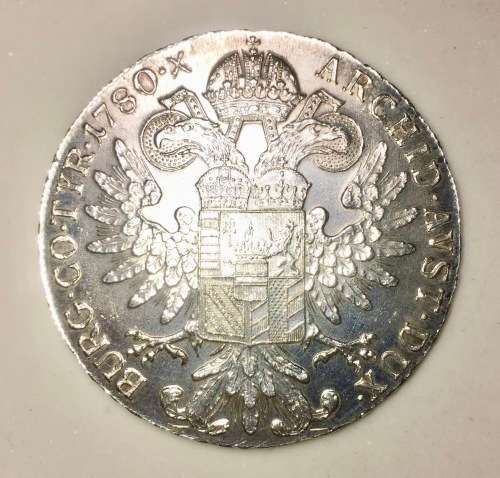 AUSTRIA  MARIE THERESIA THALER 1780 X  S.F ( SILVER 83,30% WEIGHT 28.05g)