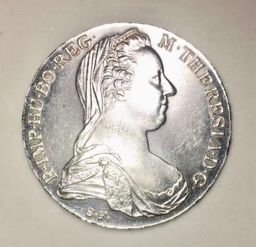 AUSTRIA  MARIE THERESIA THALER 1780 X  S.F ( SILVER 83,30% WEIGHT 28.05g)