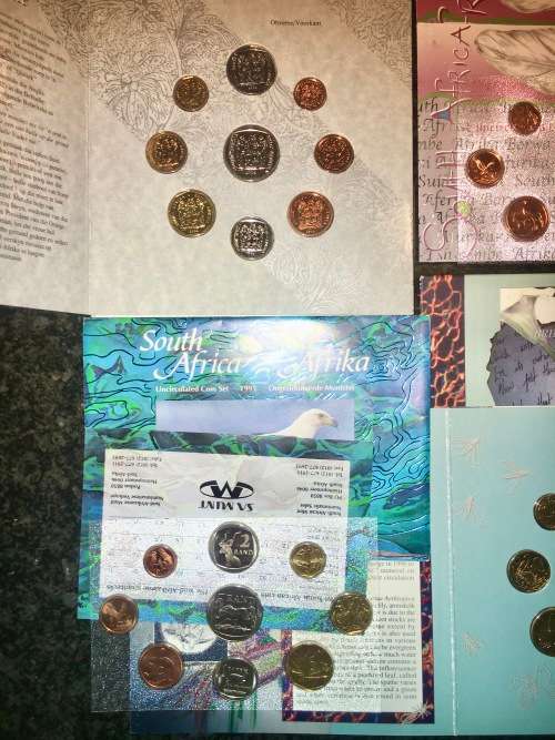 COMPLETE SET OF MINT SETS FROM 1994 TO 1999 UNC/BU 6 SETS ( 1 BID TAKES ALL)