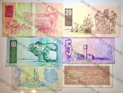 COMPLETE SET OF GPC DE KOCK & DECIMALS  R50 BA SERIAL TO (R1 TW DE JONG 1973)-1980s(1 BID TAKES ALL)