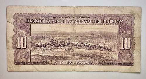 URUGUAY 10 PESOS 1939