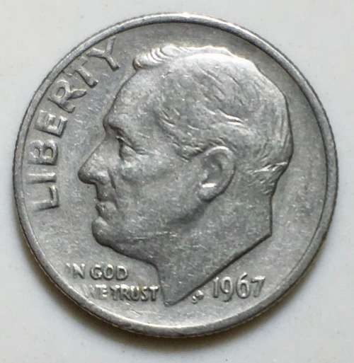 U.S.A ,,,,10 CENT  1967(ROOSEVELT- 1 DIME)