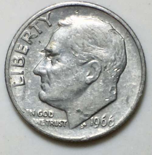 U.S.A ,,,,10 CENT  1966 (ROOSEVELT- 1 DIME)