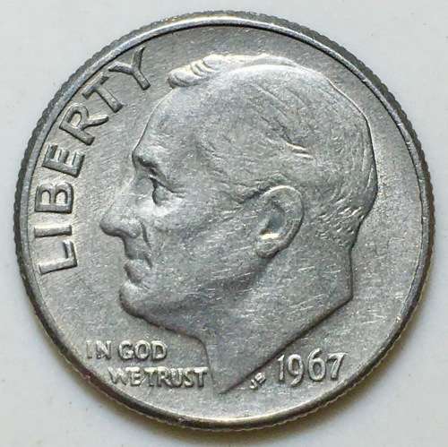 U.S.A ,,,,10 CENT  1967 (ROOSEVELT- 1 DIME)