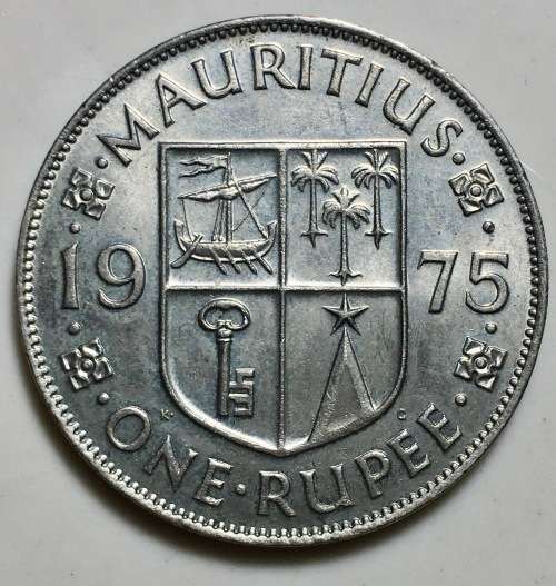 MAURITIUS 1 RUPEE 1975