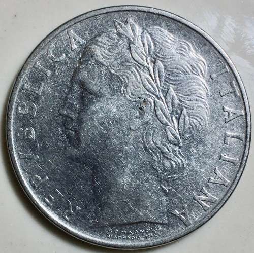 ITALY 100 LIRE 1958 R