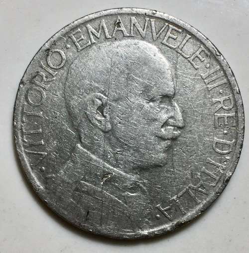 ITALY 2 LIRE 1924 R