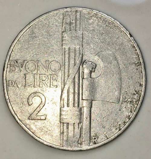 ITALY 2 LIRE 19?? R