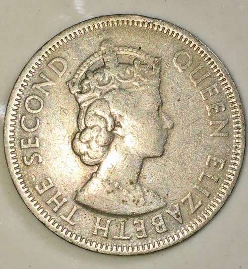 MAURITIUS 1 RUPEES 1971