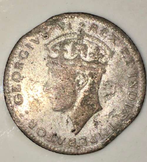 EAST AFRICA 1/2 SHILLING 1937 SILVER
