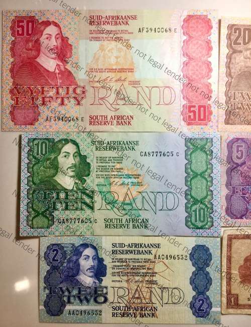 COMPLETE SET OF CL STALS & DECIMALS  R50 TO R2 AA --1990 [R1 T.W DE JONG 1975]1 BID TAKES ALL]