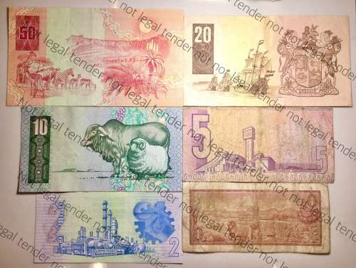 COMPLETE SET OF CL STALS & DECIMALS  R50 TO R2 AA --1990 [R1 T.W DE JONG 1975]1 BID TAKES ALL]