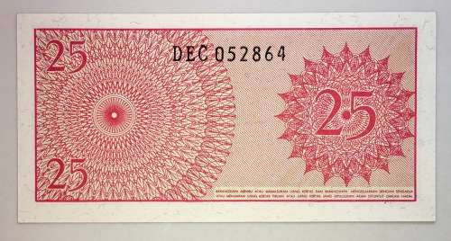 INDONESIA  25 SEN ,,,1964
