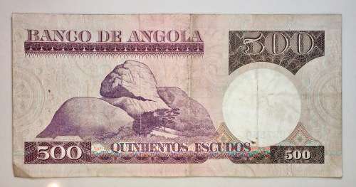 ANGOLA/PORTUGAL 500 ESCUDOS 1973 YU