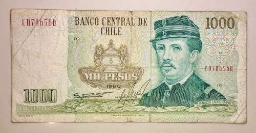 CHILE 1000 PESOS  1980