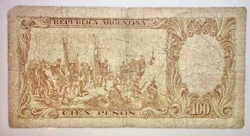 ARGENTINA 100 AUSTRALES 1962