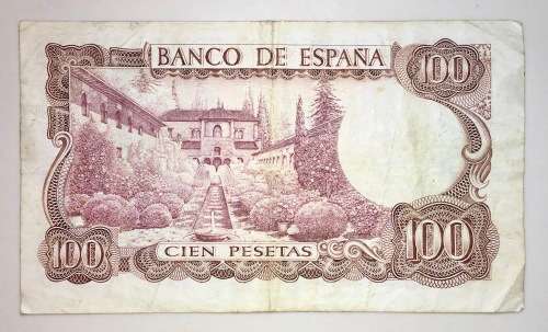 SPAIN 100 PESETAS 1970