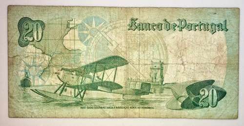 PORTUGAL 20 ESCUDOS 1978