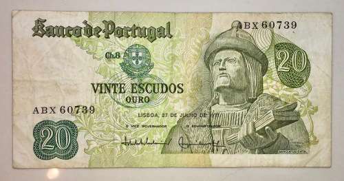 PORTUGAL 20 ESCUDOS 1971