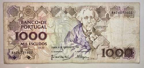 PORTUGAL 1000 MIL ESCUDOS 1992
