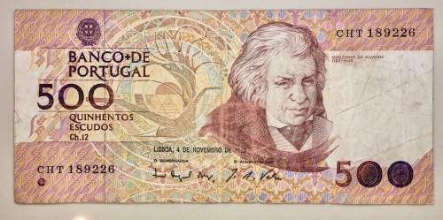PORTUGAL 500 ESCUDOS 1992