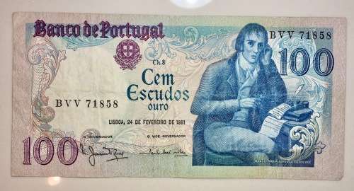 PORTUGAL 100 ESCUDOS 1981