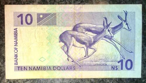 NAMIBIA N$10 NAM DOLLARS A 1993