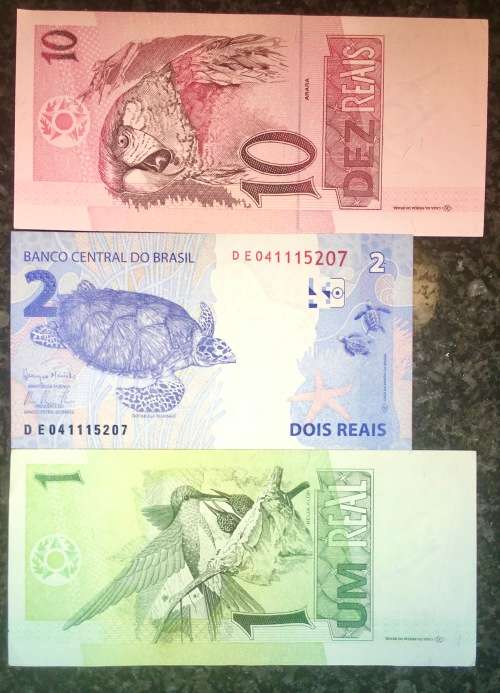 BRASIL SET  10 REALS ,2 REAL & 1 REALS  ND (1 BID TAKES ALL))
