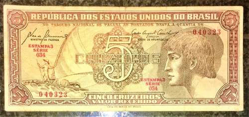 BRASIL 5 CRUZEIROS 1961-62