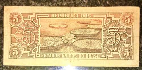 BRASIL 5 CRUZEIROS 1961-62